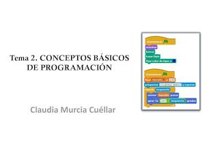 Tema 2 Conceptos Básicos De Programación