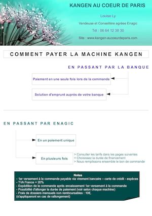 Paiement en plusieurs fois - Eau Kangen Alcaline - Kangen au coeur de Paris.com - Epayment