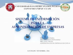 Revista Sistema de información para la Administración de empresas.
