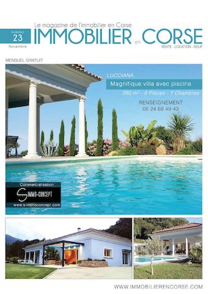 Immobilier en Corse - N°23 - Novembre 2016
