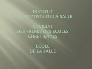 Institut Jean Baptiste De La Salle