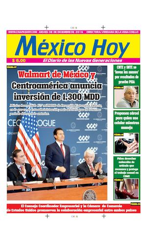 MEXICO HOY 08 DE DICIEMBRE