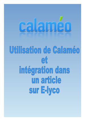 Utilisation Calaméo