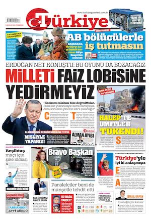 Türkiye Gazetesi 08 12 2016