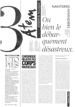 ATEM / théâtre & musique n°3