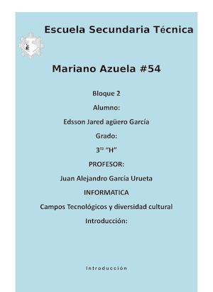 Escuela Secundaria Técnica Mariano Azuela