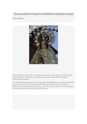 Festividades Religiosas