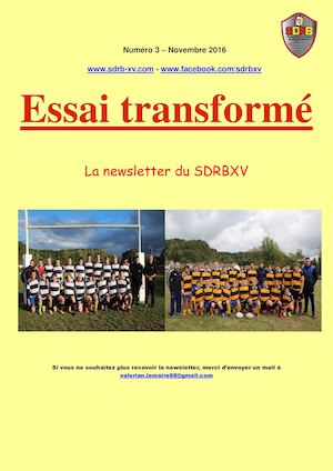 Newsletter Novembre 2016