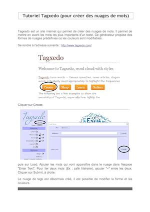 Tutoriel Tagxedo