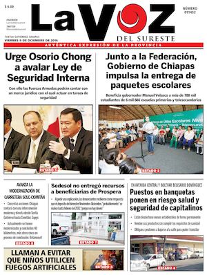 Diario La  Voz del Sureste