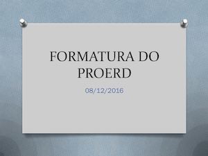 Formatura Do Proerd