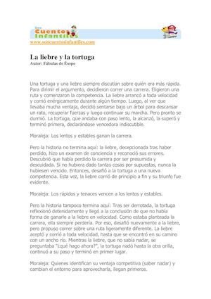 La liebre y la tortuga