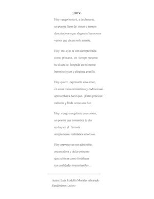 Poema Hoy
