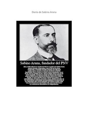Diario de Sabino Arana