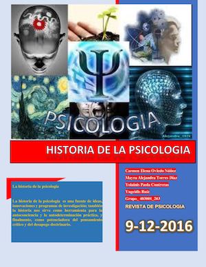 Revista Historia De La Psicologia