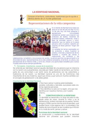 La Identidad Nacional