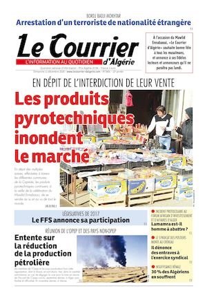 Le Courrier D'Algérie Du Dimanche 11 décembre 2016