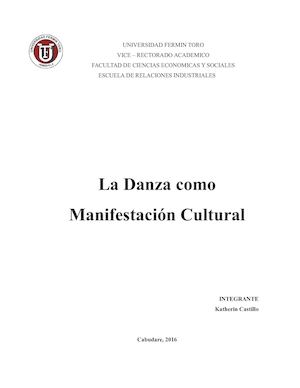 Manifestaciones Culturales