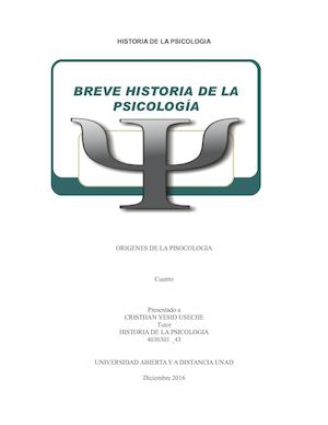 Revista Historia De La Psicologia