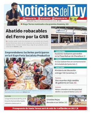 Noticias Del Tuy 12 De Diciembre