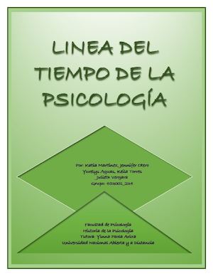 Revista Linea Del Tiempo De La Psicología