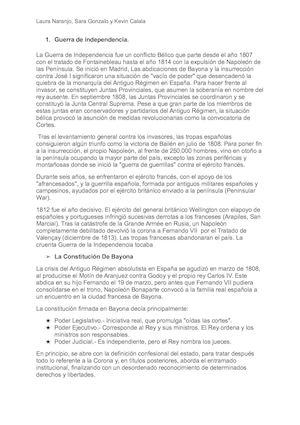 Guerra de independencia