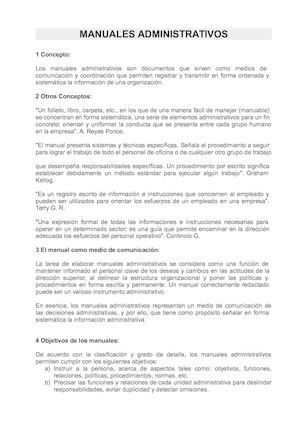 Manuales Administrativos