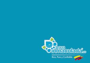 Brochure Agua Inmaculada Colombia.