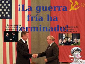 La guerra fría a terminado