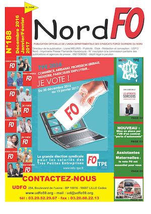 Nord FO 188 - décembre 2016 - janvier - février 2017