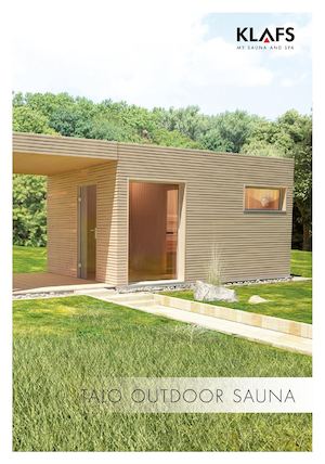 Klafs Outdoor Sauna Talo - уличная сауна Talo (EN)