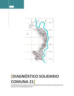 DIAGNOSTICO CONVIVENCIA COMUNA 21