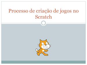 Processo De Criação De Jogos No Scratch