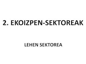 lehen Sektorea