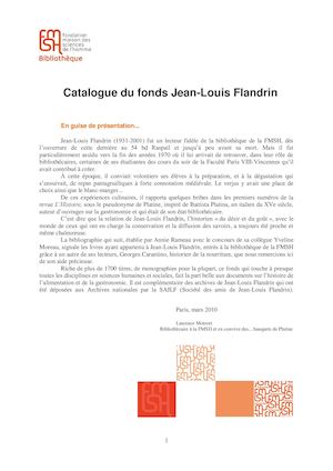 Fonds Jean-Louis Flandrin