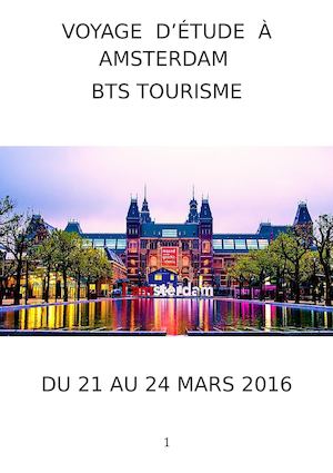 Voyage d'étude à Amsterdam