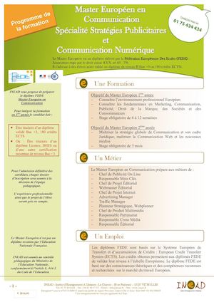 Plaquette Master Européen Communication 012016