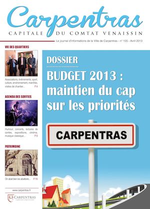 Carpentras Magazine - Avril 2013 - #105