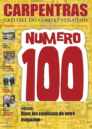 Carpentras Magazine - Novembre 2012 - #100