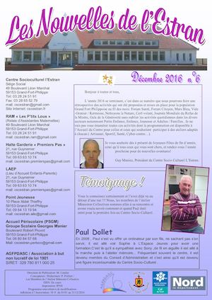 Journal n°6 Centre Socio-Culturel l'Estran