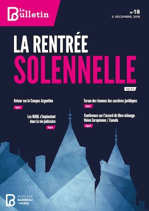 Bulletin du barreau n° 18 "A marée basse"