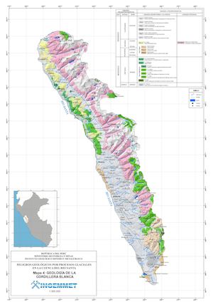 Mapa 4 - Geología De La Cordillera Blanca - Litológico