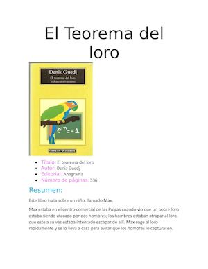 El Teorema Del Loro