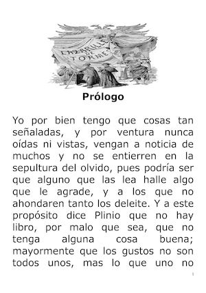 Lazarillo de Tormes - Prólogo