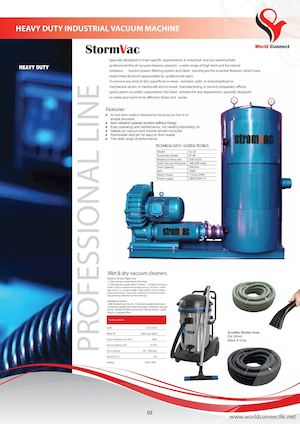 Storm Vac Industrial Vacuum Machine