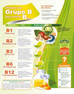 Infografia Vitaminas Grupo B Ed.7 Soluciones