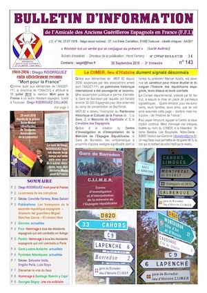 Guerrilleros 143 Guérilleros AAGEF