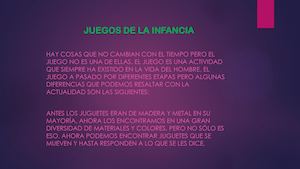 Elisa Fajardo Juegos De La Infancia Ayer Y Hoy