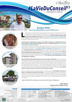 La Vie Du Conseil N°53