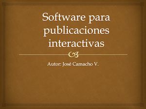 Software Para Publicaciones Interactivas